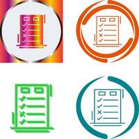 Today to Done CheckList Icon Design vector