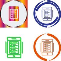 Online Test Icon Design vector