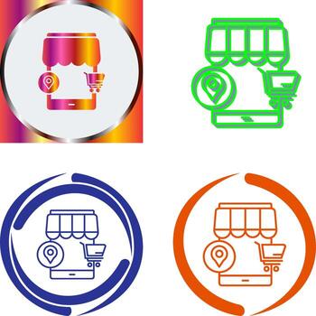 Pin Icon Design vector