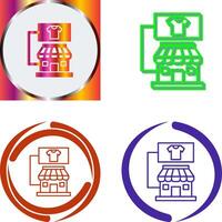 Store Icon Design vector