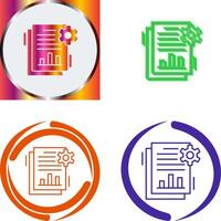 SEO Report Icon Design vector