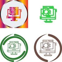 Search Engine Icon Design vector