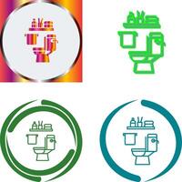 Toilet Icon Design vector
