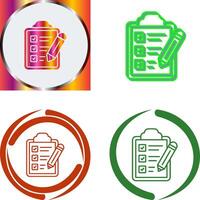 Checklist Icon Design vector