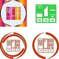 Wardrobe Icon Design vector