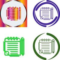 Notepad Icon Design vector