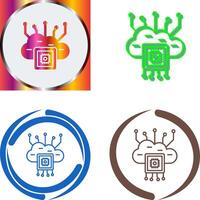 Cloud Computing Icon Design vector