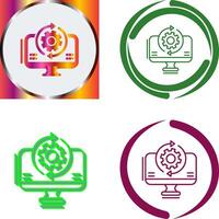 Synchronization Icon Design vector