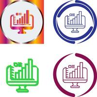 Monitor Icon Design vector
