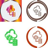 Big Data Icon Design vector