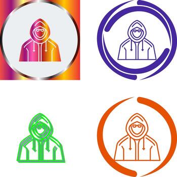 Hacker Icon Design vector