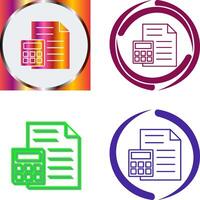 Calculator Icon Design vector