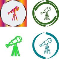 Telescope Icon Design vector