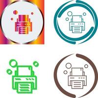 Printer Icon Design vector