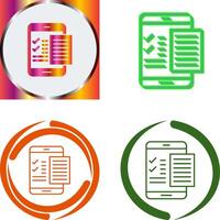 Check List Icon Design vector