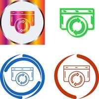 Refresh Icon Design vector