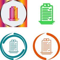 Check List Icon Design vector