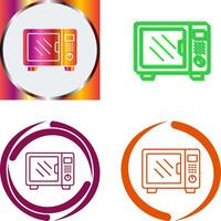 Microwave Icon Design vector