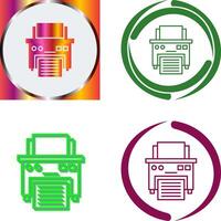 Printer Icon Design vector