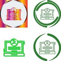CV Icon Design vector