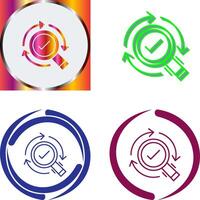 Research Icon Design vector