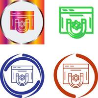 Magnet Icon Design vector