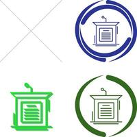 Podium Icon Design vector