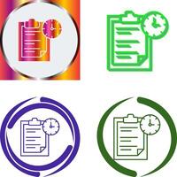 Task Management Icon Design vector