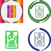 Office Card Icon Design vector