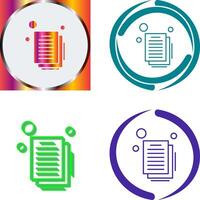 Document Icon Design vector