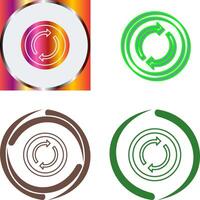 Loop Icon Design vector