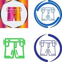 Shorts Icon Design vector