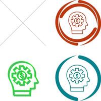 Thinking Icon Design vector