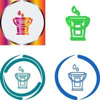 Water Bucket Icon Design vector
