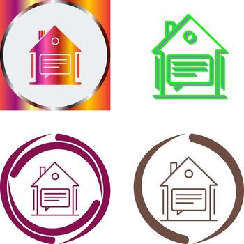 Message Icon Design vector