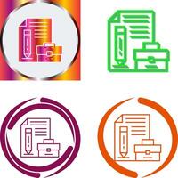 Portfolio Icon Design vector