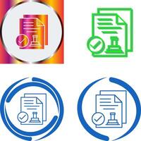 Approved Icon Design vector