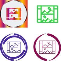 Gallery Icon Design vector