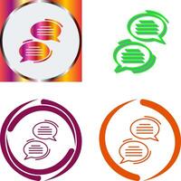 Chat Icon Design vector