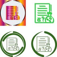 Hypothsis Icon Design vector