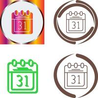 Calendar Icon Design vector