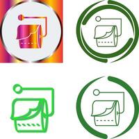 Tissue Roll Icon Design vector