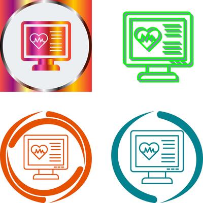 Cardiogram Icon Design