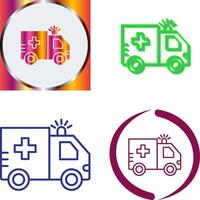 Ambulance Icon Design vector