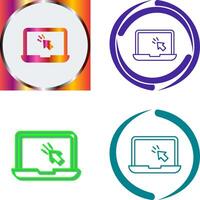 Laptop Icon Design vector