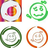 Drunk Icon Design vector