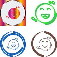 Happiness Icon Design vector