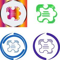 Puzzle Icon Design vector