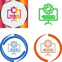 Blueprint Icon Design vector