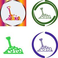 Shovel Icon Design vector